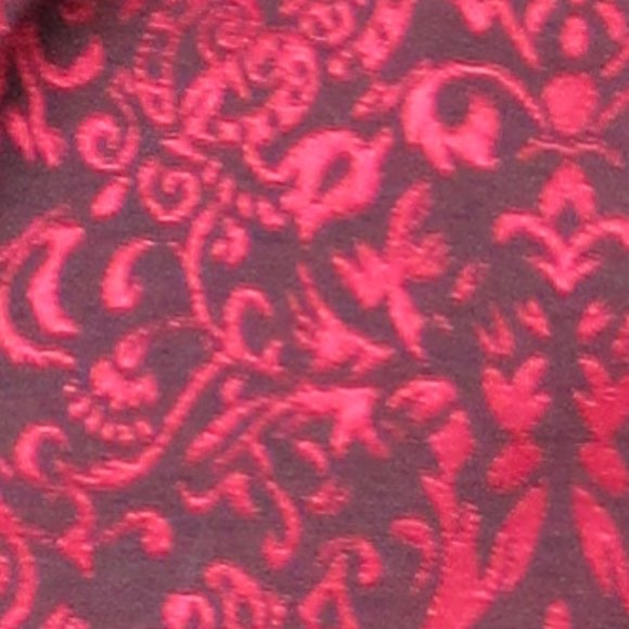 Last Chance NWT VINTAGE red & black print with shimmer blazer - Picture 12 of 16